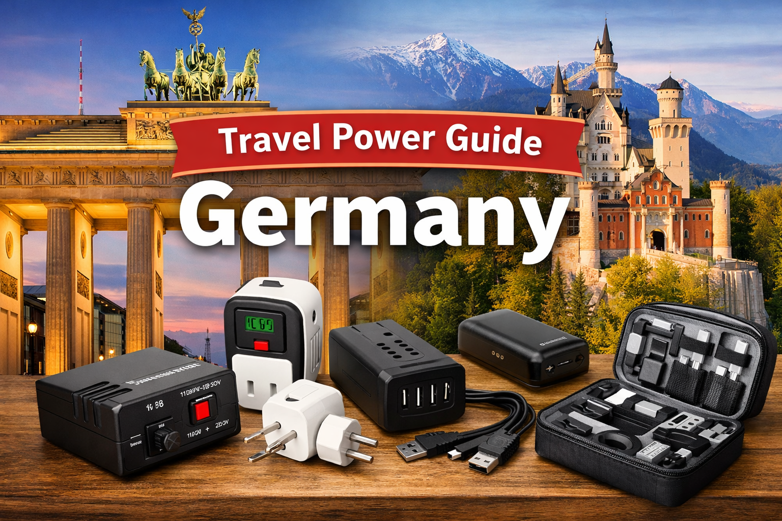 Germany Outlet, Plug & Voltage Guide for Travelers (Complete Edition) ⚡