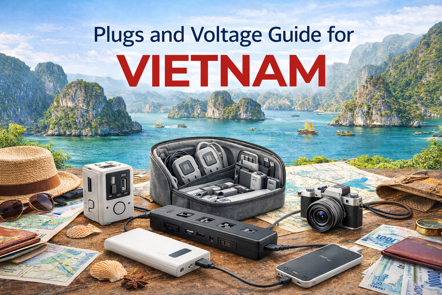 Vietnam Outlet, Plug & Voltage Guide for Travelers (Complete Edition) ⚡