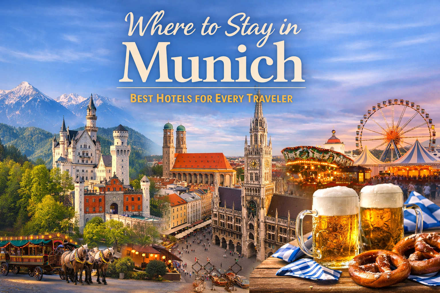 Where to Stay in Munich: My Best Hotel Picks for Couples, Solo Travelers, Friend Trips, Families, Older Travelers / Lower Mobility, Luxury, Mid-Range, Budget, and Oktoberfest Trips