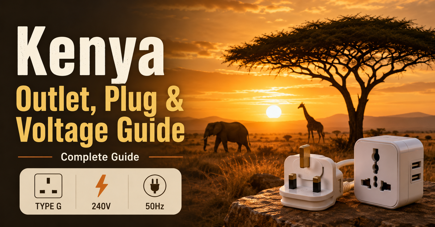 Kenya Outlet, Plug & Voltage Guide for Travelers: Complete Guide ⚡