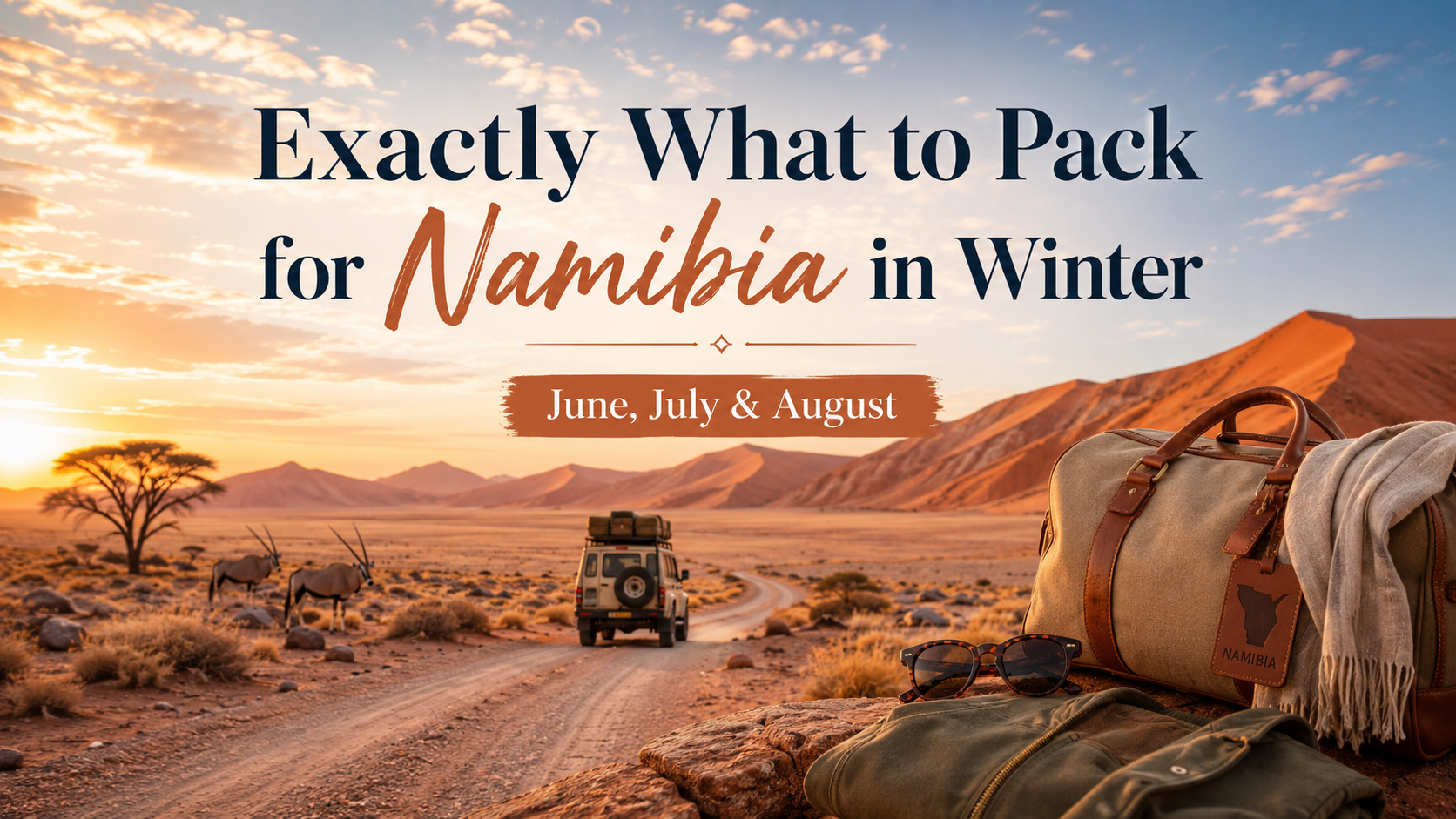 Exactly What to Pack for Namibia in Winter: June, July, August
