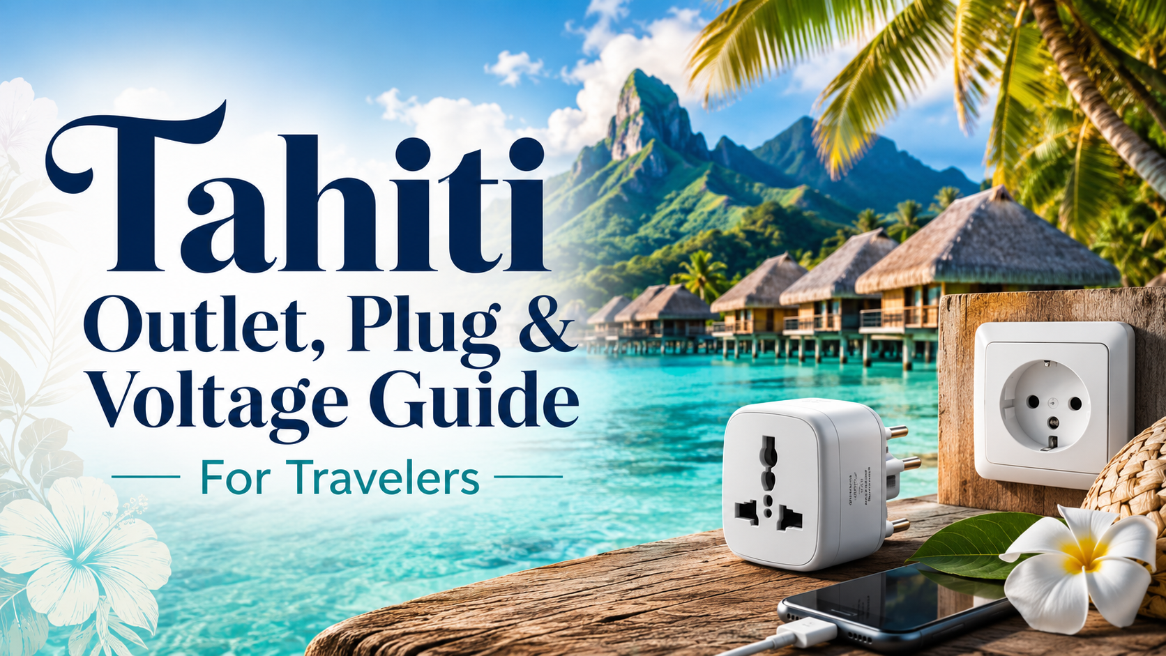 Tahiti outlet, plug and voltage guide for travelers