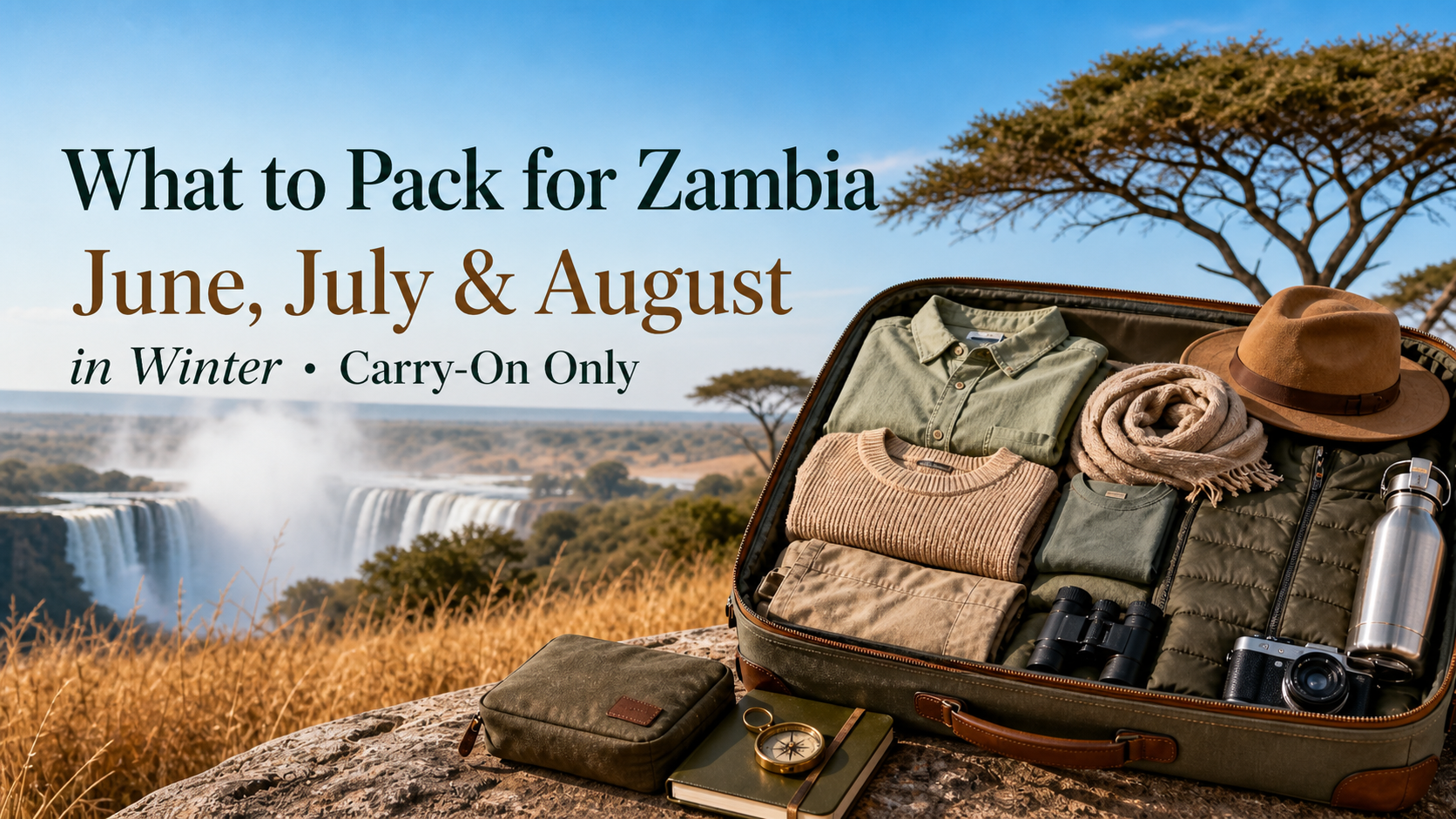 What to Pack for Zambia for June July and August, winter