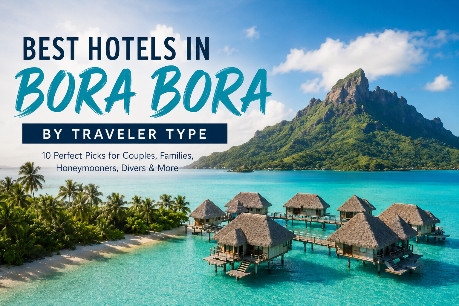 Where to Stay in Bora Bora, Tahiti: My Best Resort Picks for Couples, Solo Travelers, Friend Trips, Families, Older Travelers / Lower Mobility, Luxury, Mid-Range, Budget, Honeymooners, and Scuba Divers