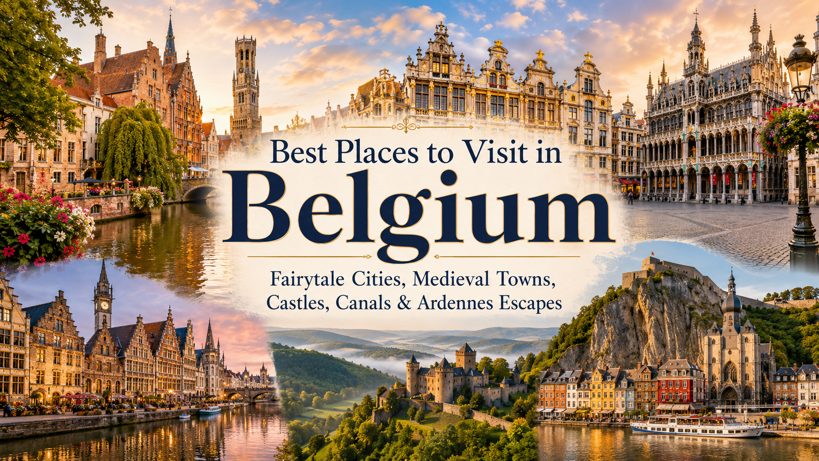 Best Places to Visit in Belgium: Fairytale Cities, Medieval Towns, Castles, Canals & Ardennes Escapes