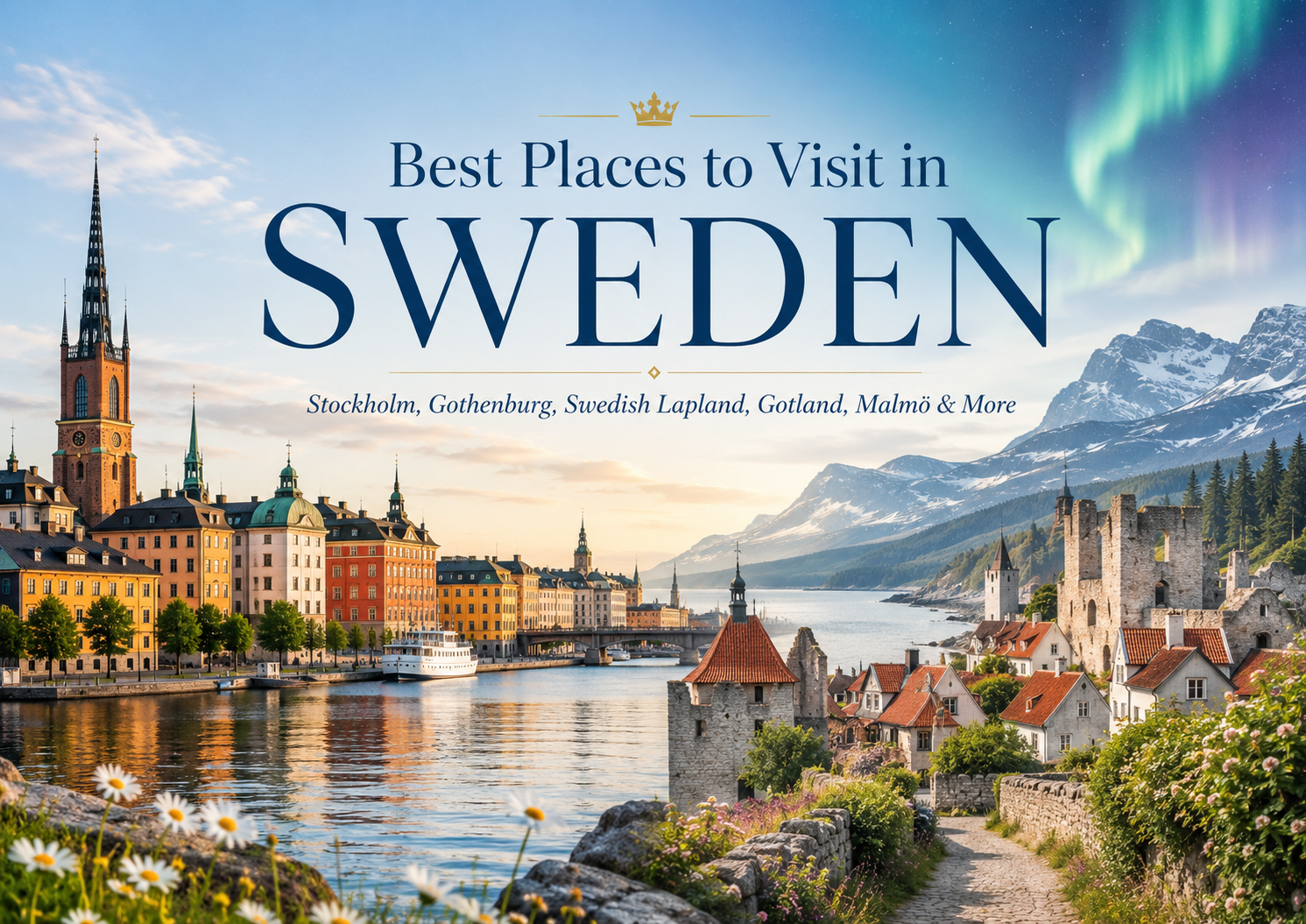 Best Places to Visit in Sweden: Stockholm, Gothenburg, Swedish Lapland, Gotland, Malmö & Scenic Nordic Escapes