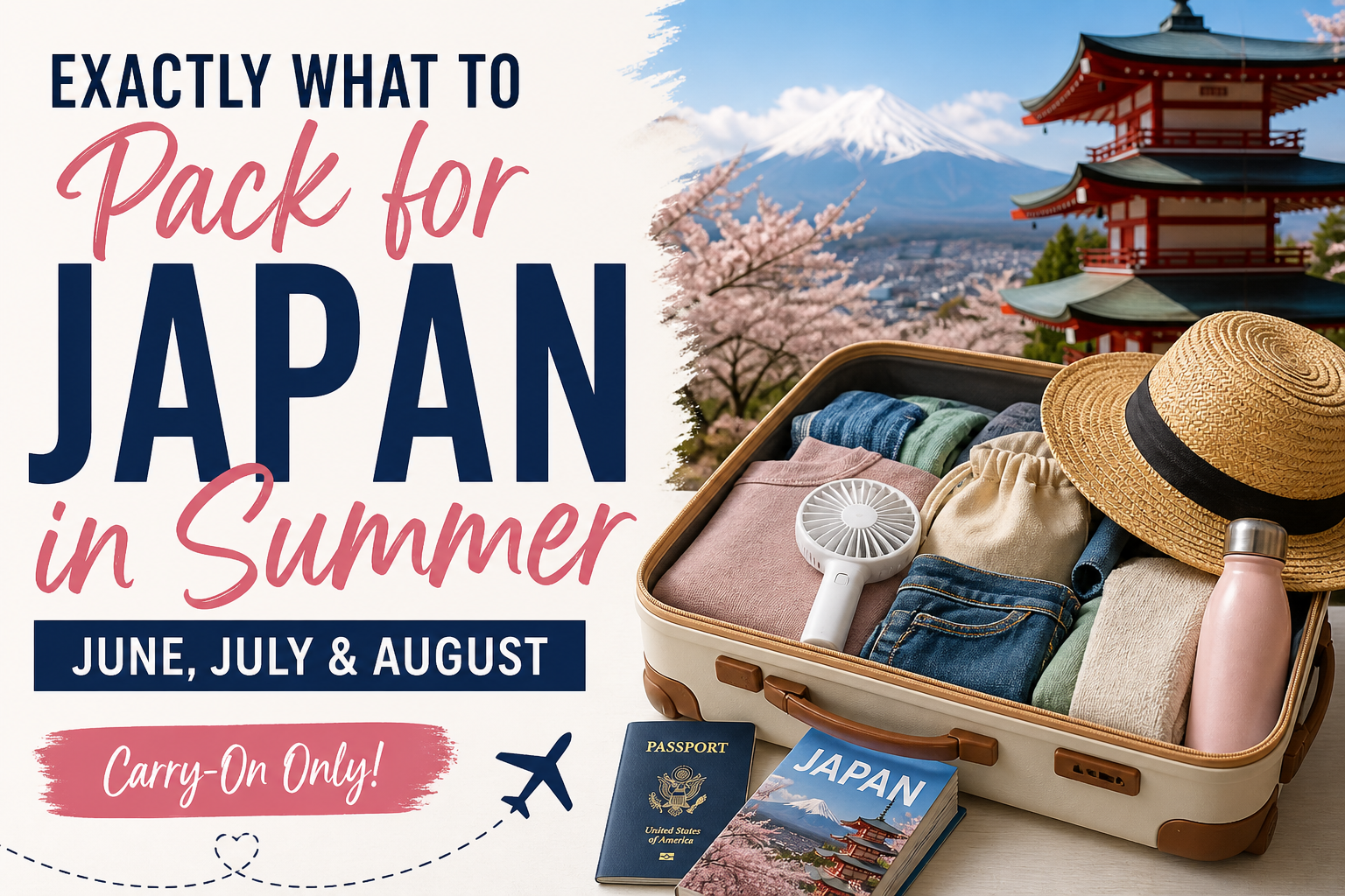 What to pack for Japan in summer June July and August