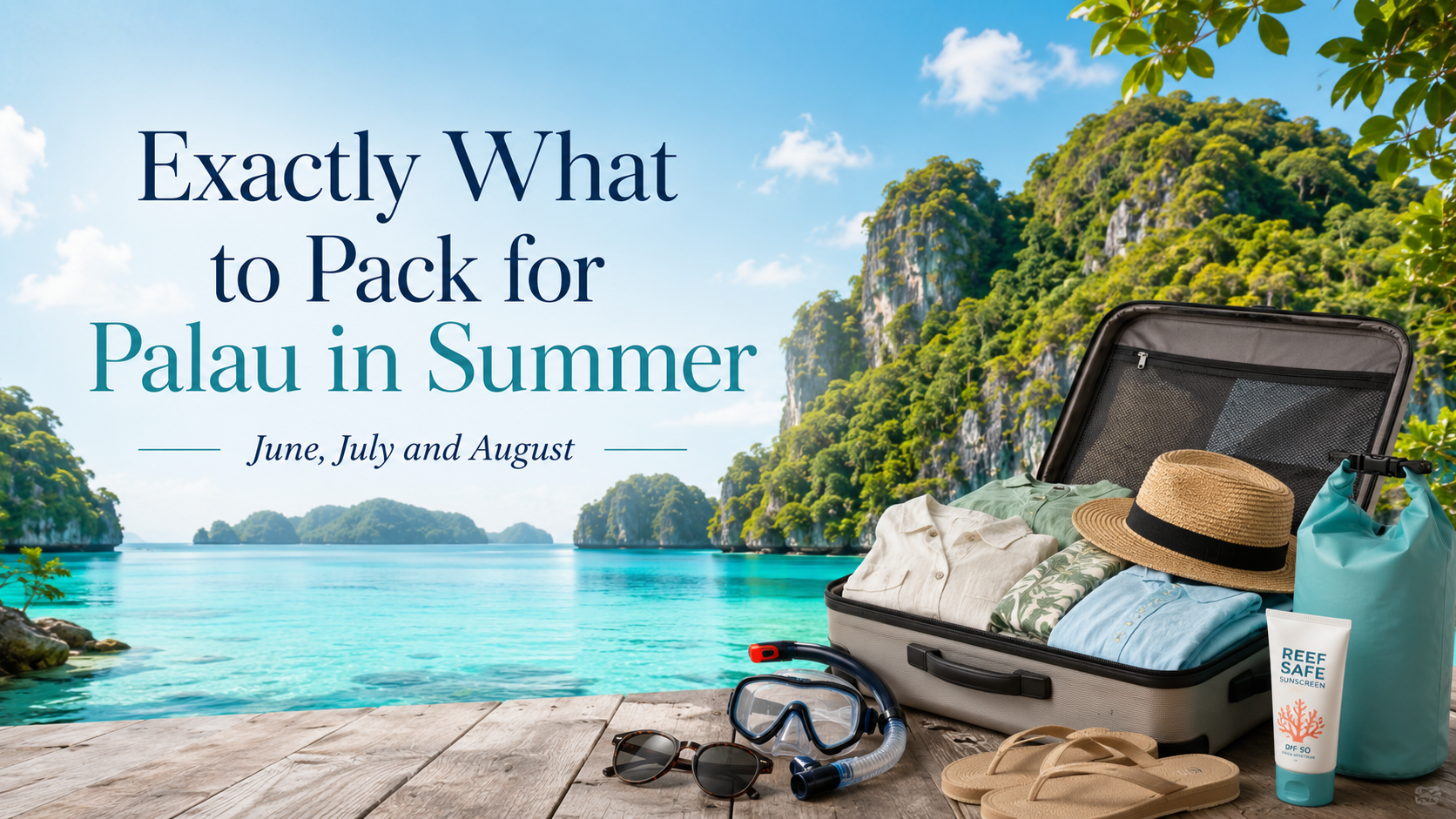 Exactly What to Pack for Palau in Summer: June, July and August
