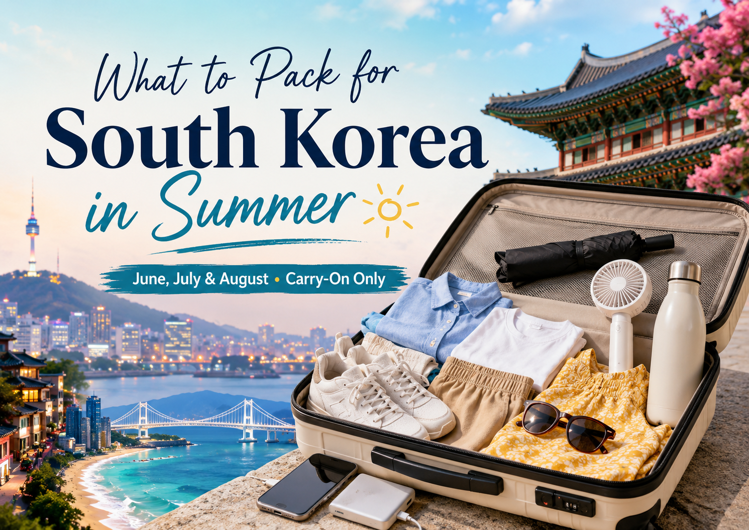 South Korea packing list for summer