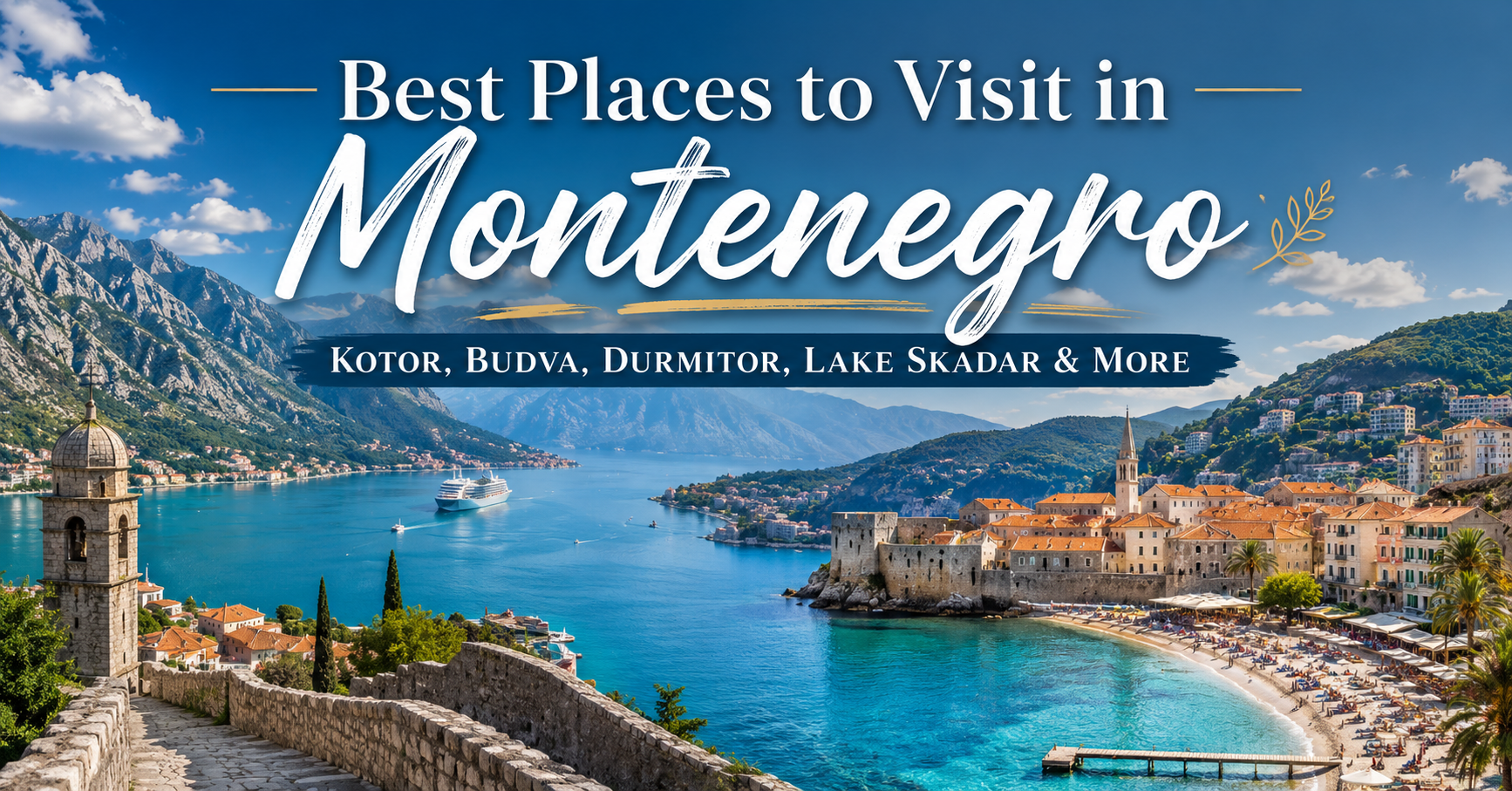 Best Places to Visit in Montenegro: Kotor, Budva, Durmitor, Lake Skadar, Beaches & Mountain Towns