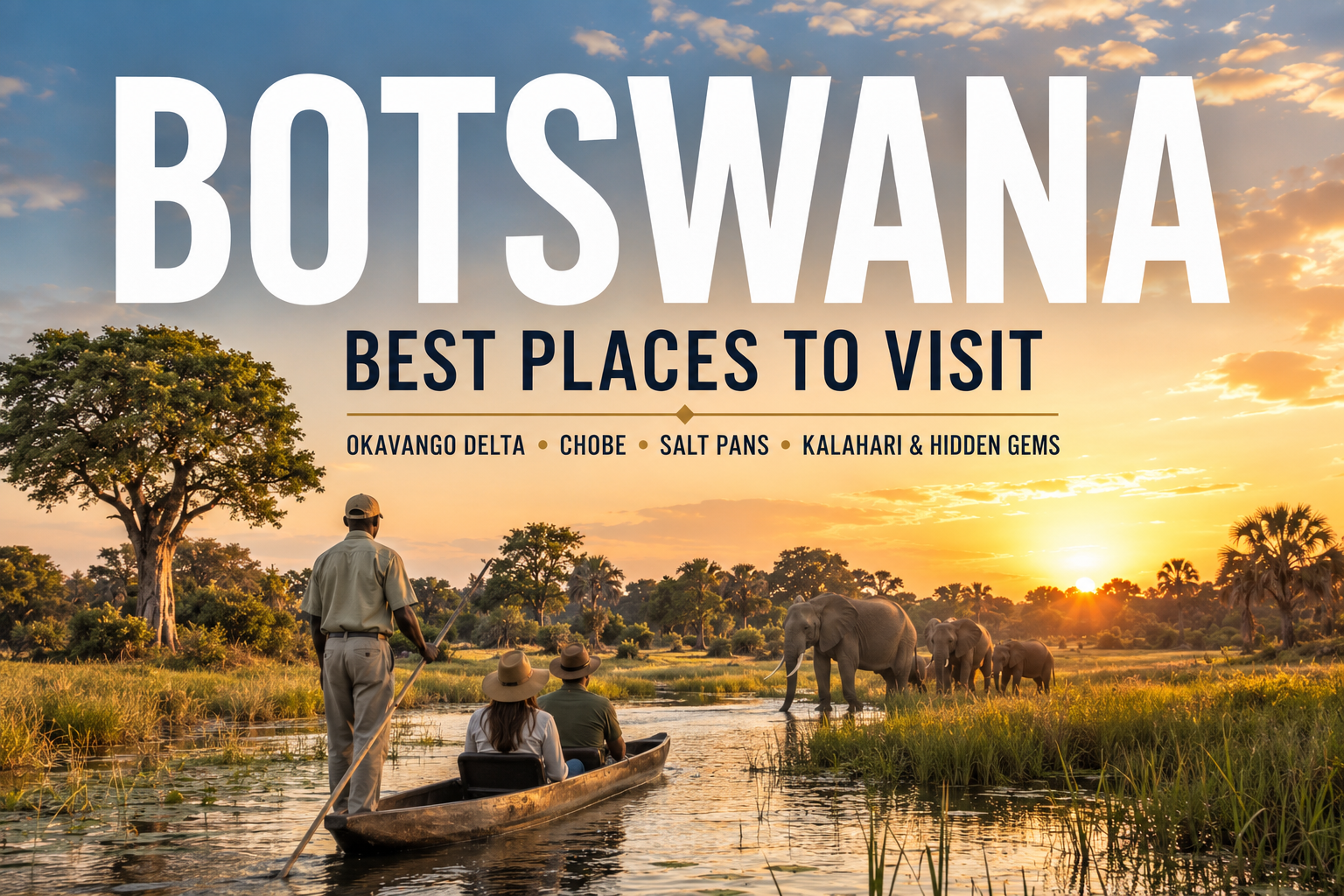 Best Places to Visit in Botswana: Okavango Delta, Chobe, Salt Pans, Kalahari & Hidden Gems