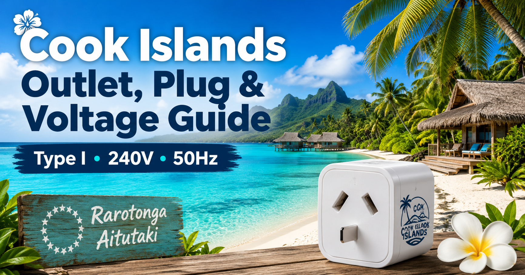Cook Islands Outlet, Plug & Voltage Guide for Travelers: Complete Edition ⚡