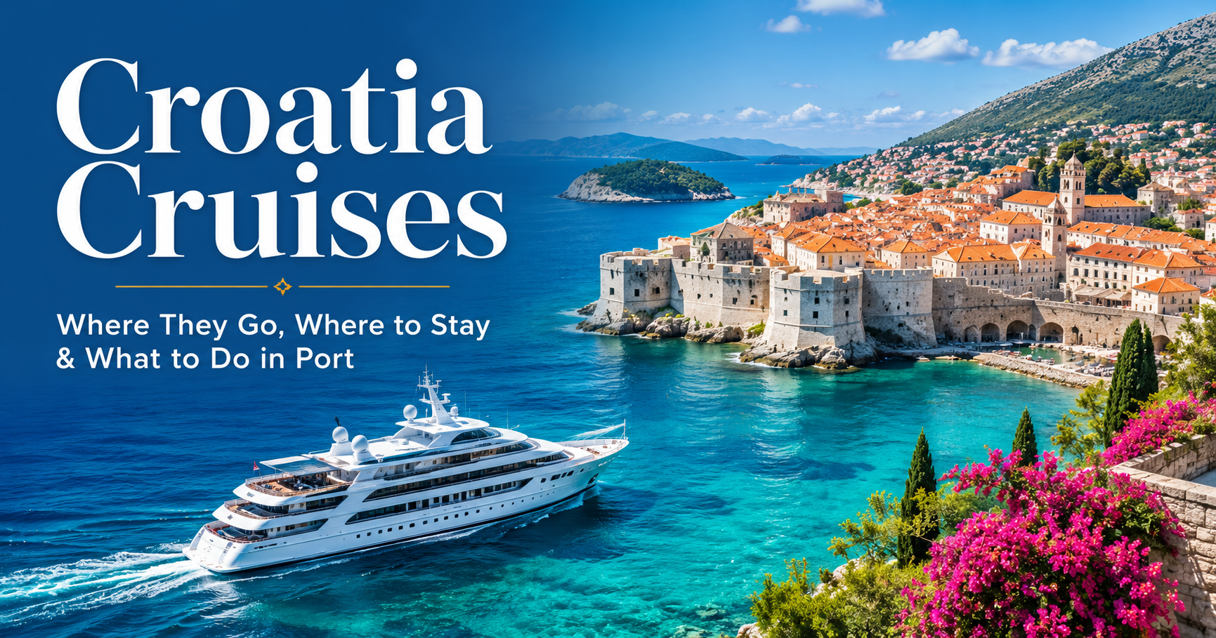 Croatia Cruises: Where They Go, Where to Stay, and What to Do in Port