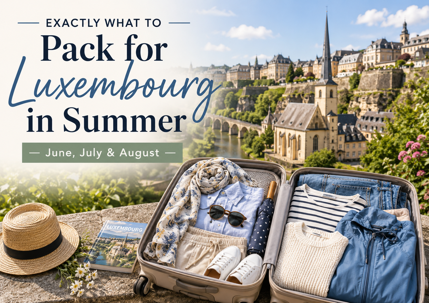 Exactly What to Pack for Luxembourg in Summer: June, July & August