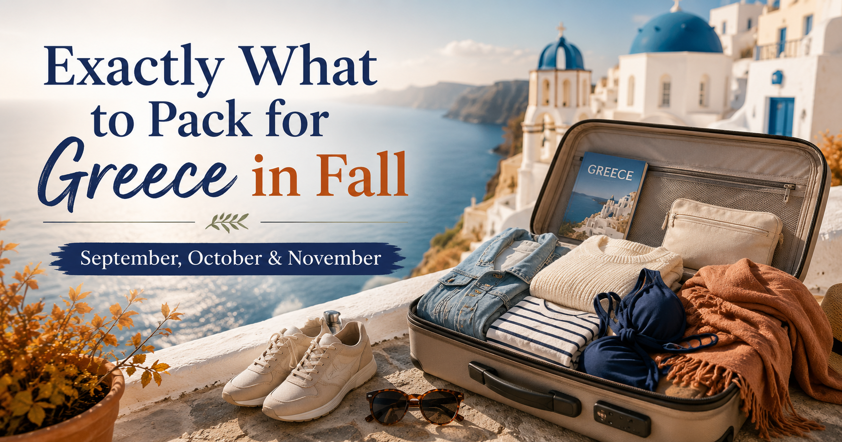 Exactly What to Pack for Greece in Fall: September, October & November
