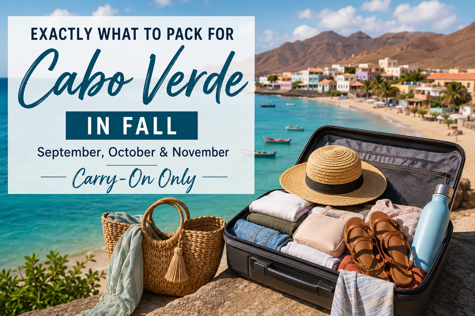 Exactly What to Pack for Cabo Verde in Fall: September, October & November — Carry-On Only