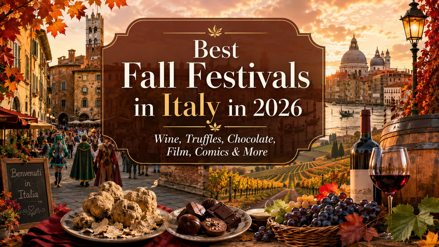 Best Fall Festivals in Italy in 2026: Wine, Truffles, Chocolate, Film, Comics & More