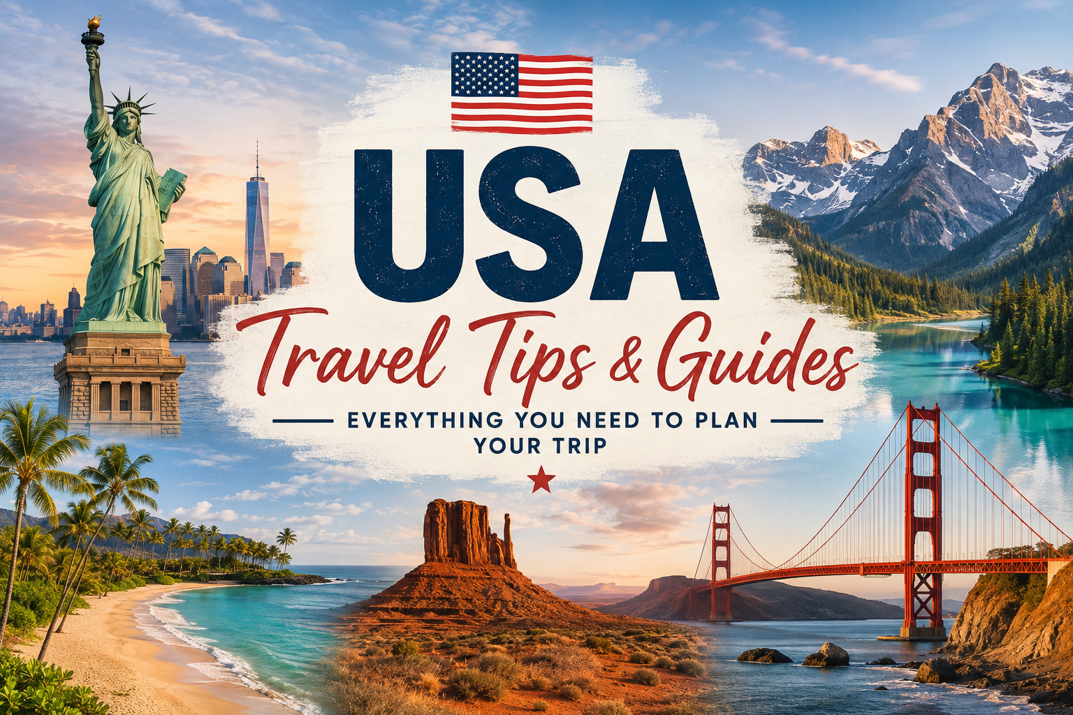 USA easy travel tips and guides with love