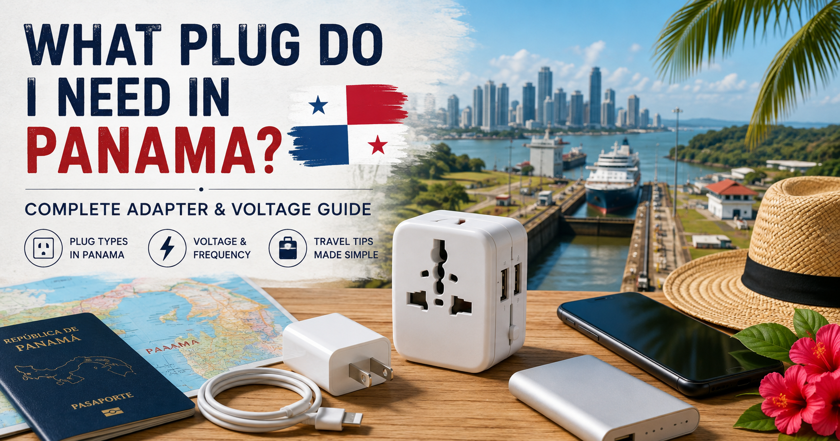 Panama Outlet, Plug & Voltage Guide for Travelers: Complete Edition ⚡