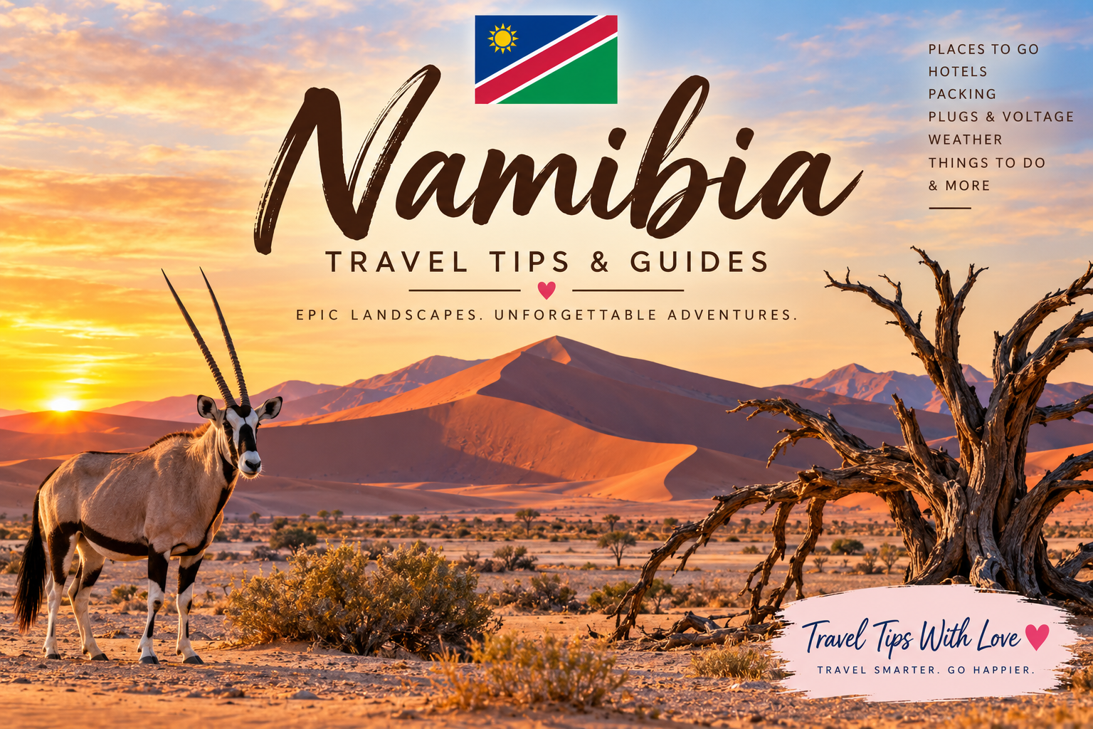 Namibia easy travel tips and guides with love