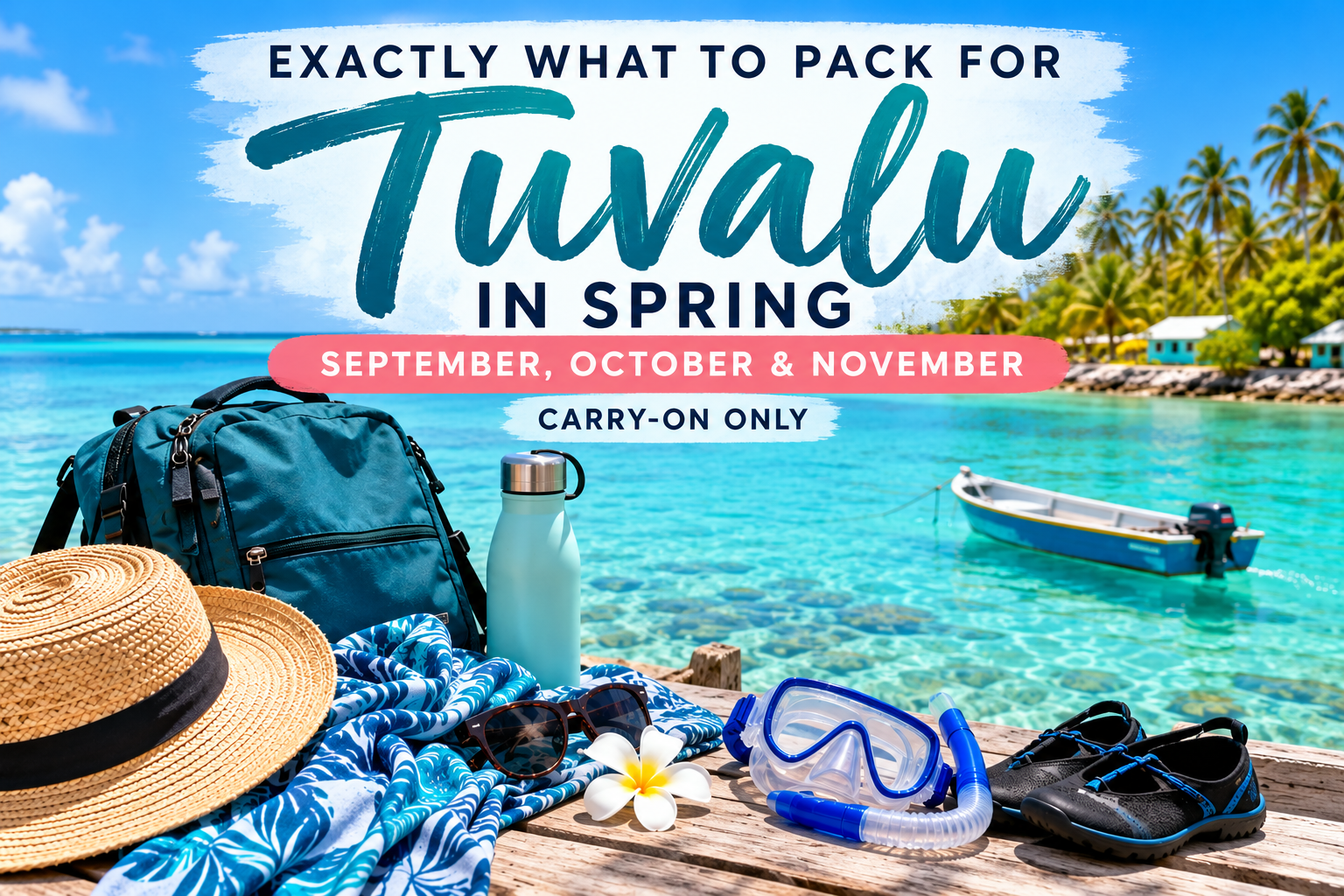Tuvalu spring packing for September October and November
