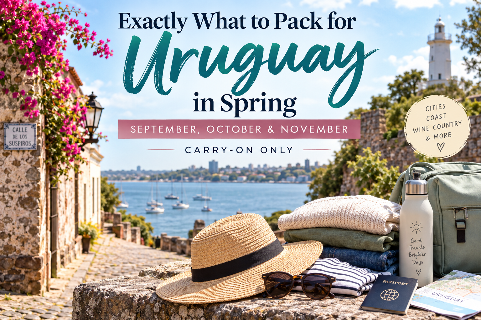 Exactly What to Pack for Uruguay in Spring: September, October & November — Carry-On Only