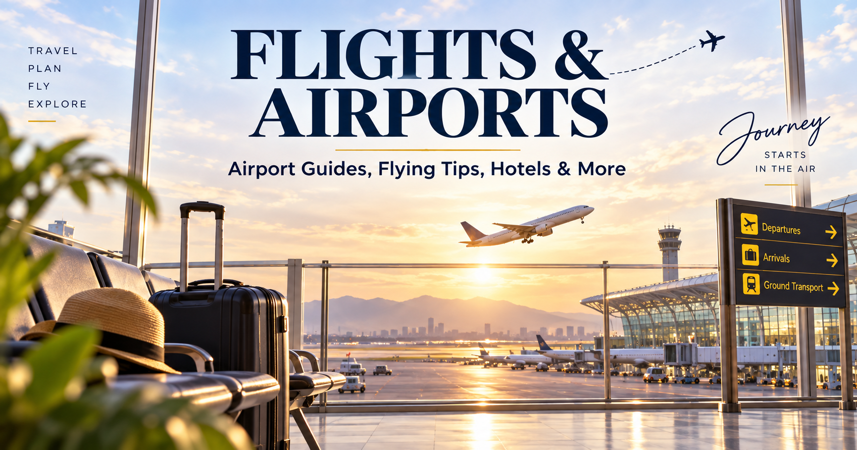 Flights and Airports complete guides with love