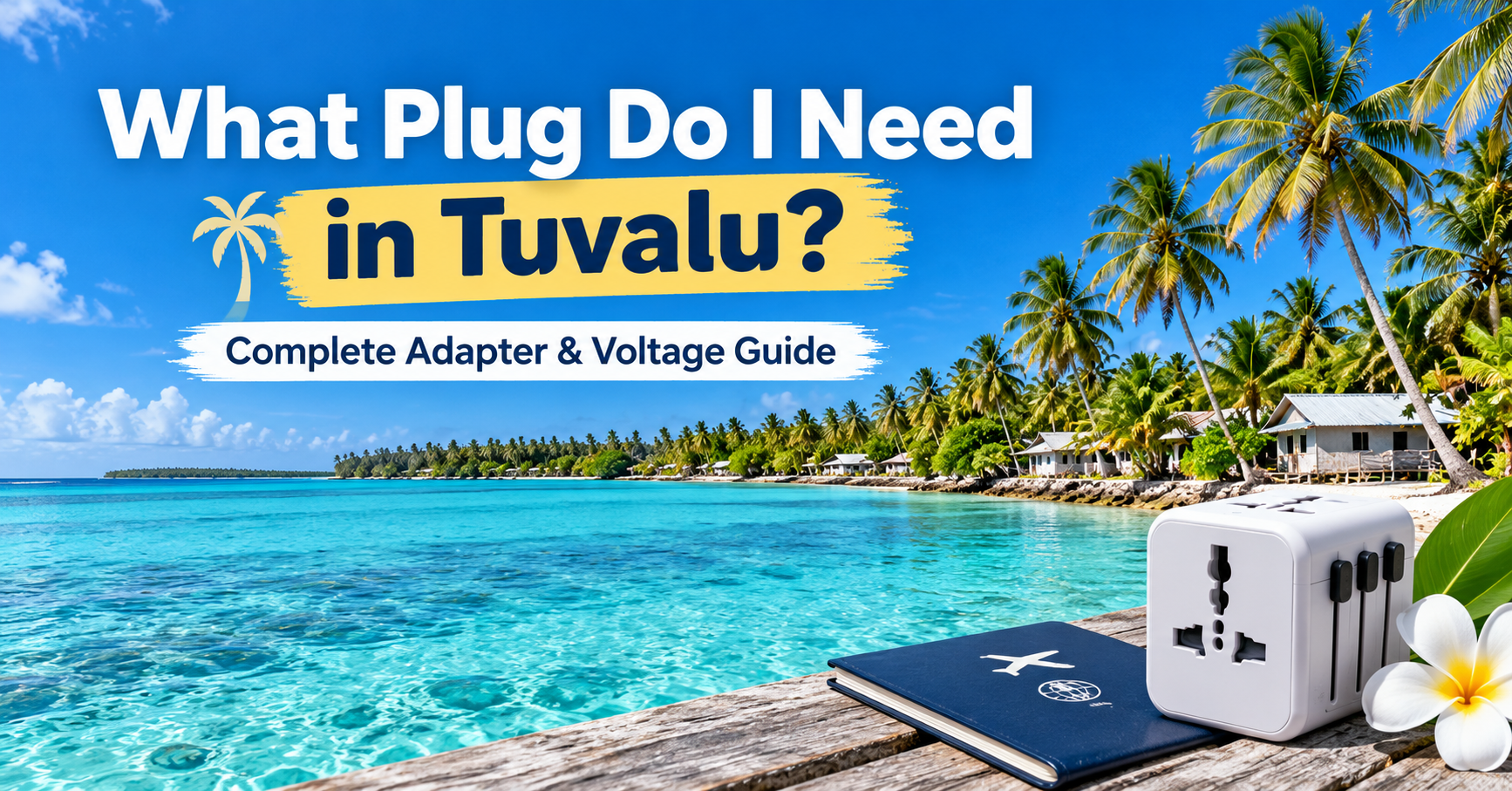 Tuvalu travel plug adapter outlet and voltage guide for travelers